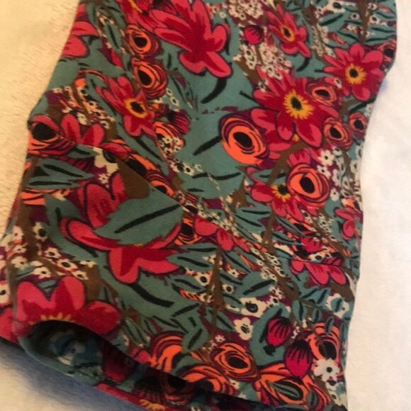 LuLaRoe Floral Print Leggings - One Size - Picture 4 of 7